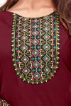 NEW ARRIVAL RAYON EMBROIDERY WORK KURTI CASUAL WEAR WHOLESALE PRICE ETHNIC GARMENT (37)