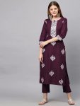 NEW ARRIVAL RAYON THREAD EMBROIDERY WORK TOP BOTTOM WITH DUPATTA PARTY WEAR WHOLESALE PRICE ETHNIC GARMENT (4)