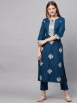 NEW ARRIVAL RAYON THREAD EMBROIDERY WORK TOP BOTTOM WITH DUPATTA PARTY WEAR WHOLESALE PRICE ETHNIC GARMENT (7)