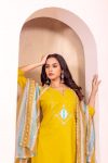 NEW ARRIVAL ROMAN SILK EMBROIDERY WORK TOP BOTTOM WITH DUPATTA PARTY WEAR WHOLESALE PRICE ETHNIC GARMENT (2)