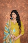 NEW ARRIVAL ROMAN SILK EMBROIDERY WORK TOP BOTTOM WITH DUPATTA PARTY WEAR WHOLESALE PRICE ETHNIC GARMENT (2)