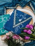 NEW ARRIVAL SOFT CHINON SILK SEQUENCE EMBROIDERY WORK TOP BOTTOM WITH DUPATTA FESTIVE WEAR WHOLESALE PRICE ETHNIC GARMENT (8)