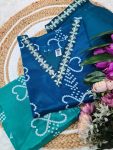 NEW ARRIVAL SOFT CHINON SILK SEQUENCE EMBROIDERY WORK TOP BOTTOM WITH DUPATTA FESTIVE WEAR WHOLESALE PRICE ETHNIC GARMENT (8)