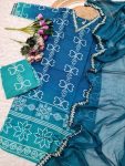 NEW ARRIVAL SOFT CHINON SILK SEQUENCE EMBROIDERY WORK TOP BOTTOM WITH DUPATTA FESTIVE WEAR WHOLESALE PRICE ETHNIC GARMENT (8)