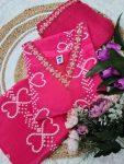 NEW ARRIVAL SOFT CHINON SILK SEQUENCE EMBROIDERY WORK TOP BOTTOM WITH DUPATTA FESTIVE WEAR WHOLESALE PRICE ETHNIC GARMENT (5)