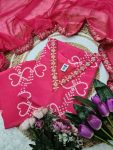 NEW ARRIVAL SOFT CHINON SILK SEQUENCE EMBROIDERY WORK TOP BOTTOM WITH DUPATTA FESTIVE WEAR WHOLESALE PRICE ETHNIC GARMENT (5)