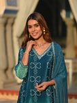 NEW ARRIVAL SOFT CHINON SILK SEQUENCE EMBROIDERY WORK TOP BOTTOM WITH DUPATTA FESTIVE WEAR WHOLESALE PRICE ETHNIC GARMENT (8)