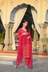 NEW ARRIVAL SOFT CHINON SILK SEQUENCE EMBROIDERY WORK TOP BOTTOM WITH DUPATTA FESTIVE WEAR WHOLESALE PRICE ETHNIC GARMENT (5)