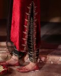 NEW ARRIVAL VELVET SEQUENCE EMBROIDERY WORK TOP BOTTOM WITH DUPATTA PARTY WEAR WHOLESALE PRICE ETHNIC GARMENT (2)