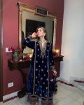 NEW ARRIVAL VELVET ZARI EMBROIDERY WORK TOP PALAZZO WITH DUPATTA PARTY WEAR WHOLESALE PRICE ETHNIC GARMENT (1)