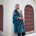 NEW ARRIVAL VISCOSE VELVET EMBROIDERY SEQUENCE MOTI WORK TOP PALAZZO WITH DUPATTA PARTY WEAR WHOLESALE PRICE ETHNIC GARMENT (7)