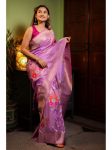 RICH LOOK BANARASI SILK GOLD JARI WEAVING WORK SAREE WITH UNSTITCHED BLOUSE FESTIVE WEAL WHOLESALE PRICE ETHNIC GARMENT (13)