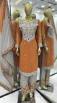 RICH LOOK FAUX GEORGETTE EMBROIDERY SEQUENCE WORK TOP BOTTOM WITH DUPATTA FESTIVE WEAR WHOLESALE PRICE ETHNIC GARMENT (10)