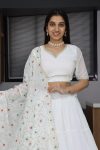 RICH LOOK GEORGETTE PLAIN WITH GOTA PATTI LACE WORK STITCHED LEHENGA WITH UNSTICHED BLOUSE WEDDING WEAR WHOLESALE PRICE ETHNIC GARMENT (3)