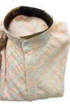 RICH LOOK RAYON CHIKAN DUBLE THREAD WORK MEN’S KURTA PAYJAMA SET FESTIVE WEAR WHOLESALE PRICE ETHNIC GARMENT (7)