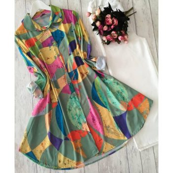 LATEST RAYON DIGITAL PRINTED TOP WITH PALAZZO GREEN