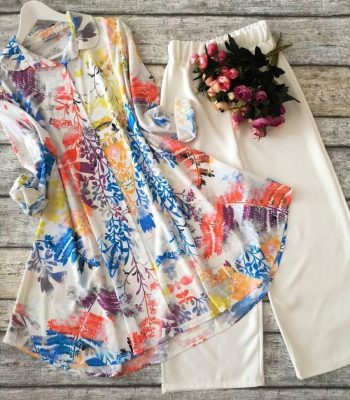 LATEST RAYON DIGITAL PRINTED TOP WITH PALAZZO MULTI