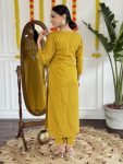 RICH LOOK VISCOSE CHANDERI SEQUENCE CODING EMBROIDERY WORK TOP BOTTOM WITH DUPATTA FESTIVE WEAR WHOLESALE PRICE ETHNIC GARMENT (7)