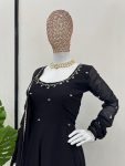 TRADITIONAL LACE BORDER WITH HAND WORK GOWN BOTTOM WITH DUPATTA PARTY WEAR WHOLESALE PRICE ETHNIC GARMENT (3)