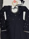 TRADITIONAL LACE BORDER WITH HAND WORK GOWN BOTTOM WITH DUPATTA PARTY WEAR WHOLESALE PRICE ETHNIC GARMENT (3)