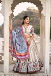 TRADITIONAL MANIPURI SILK PRINTED BORDER WORK LEHENGA CHOLI WITH DUPATTA PARTY WEAR WHOLESALE PRICE ETHNIC GARMENT (5)