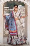 TRADITIONAL MANIPURI SILK PRINTED BORDER WORK LEHENGA CHOLI WITH DUPATTA PARTY WEAR WHOLESALE PRICE ETHNIC GARMENT (5)