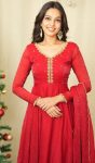 TRADITIONAL RANGOLI SILK HAND EMBROIDERY WORK GOWN WITH DUPATTA PARTY WEAR WHOLESALE PRICE ETHNIC GARMENT (6)