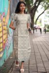 TRENDING CHANDERI SILK DIGITAL PRINTED ONLY KURTI PARTY WEAR WHOLESALE PRICE ETHNIC GARMENT (8)