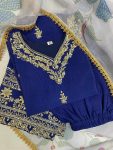 TRENDING CHINON EMBROIDERY SEQUENCE WORK TOP PALAZZO WITH DUPATTA PARTY WEAR WHOLESALE PRICE ETHNIC GARMENT (8)