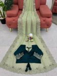 TRENDING CRUNCHY SILK EMBROIDREY SEQUENCE WORK SAREE WITH UNSTITCHED BLOUSE PARTY WEAR WHOLESALE PRICE ETHNIC GARMENT (7)