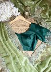 TRENDING CRUNCHY SILK EMBROIDREY SEQUENCE WORK SAREE WITH UNSTITCHED BLOUSE PARTY WEAR WHOLESALE PRICE ETHNIC GARMENT (7)