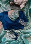 TRENDING CRUNCHY SILK EMBROIDREY SEQUENCE WORK SAREE WITH UNSTITCHED BLOUSE PARTY WEAR WHOLESALE PRICE ETHNIC GARMENT (8)