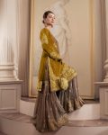 TRENDING GEORGETTE CODING SEQUENCE EMBROIDERY WORK TOP SHARARA WITH DUPATTA PARTY WEAR WHOLESALE PRICE ETHNIC GARMENT (9)