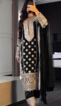 TRENDING GEORGETTE EMBROIDERY SEQUENCE WORK TOP BOTTOM WITH DUPATTA PARTY WEAR WHOLESALE PRICE ETHNIC GARMENT (4)