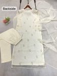 TRENDING GEORGETTE SEQUENCE EMBROIDERY BUTTI WORK TOP BOTTOM WITH DUPATTA PARTY WEAR WHOLESALE PRICE ETHNIC GARMENT (3)