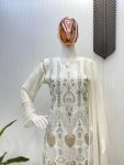 TRENDING GEORGETTE SEQUENCE EMBROIDERY BUTTI WORK TOP BOTTOM WITH DUPATTA PARTY WEAR WHOLESALE PRICE ETHNIC GARMENT (3)