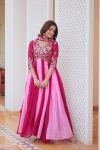 TRENDING GEORGETTE SEQUENCE EMBROIDERY THREAD WORK GOWN WITH DUPATTA PARTY WEAR WHOLESALE PRICE ETHNIC GARMENT (5)