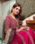 TRENDING GEORGETTE SEQUENCE THREAD EMBROIDERY WORK GOWN WITH DUPATTA PARTY WEAR WHOLESALE PRICE ETHNIC GARMENT (6)