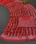 TRENDING GEORGETTE SEQUENEC WORK SAREE WITH UNSTITCHED BLOUSE PARTY WEAR WHOLESALE PRICE ETHNIC GARMENT (3)