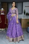 TRENDING GOLD CRUSH EMBROIDREY SEQUENCE WORK LEHENGA CHOLI WITH DUPATTA PARTY WEAR WHOLESALE PRICE ETHNIC GARMENT (3)