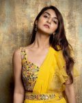 TRENDING ORGANZA PLAIN RUFFLE WORK LEHENGA SAREE WITH STITCHED BLOUSE PARTY WEAR WHOLESALE PRICE ETHNIC GARMENT (12)