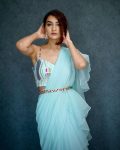 TRENDING ORGANZA PLAIN RUFFLE WORK LEHENGA SAREE WITH STITCHED BLOUSE PARTY WEAR WHOLESALE PRICE ETHNIC GARMENT (25)