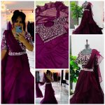TRENDING ORGANZA PLAIN RUFFLE WORK LEHENGA SAREE WITH STITCHED BLOUSE PARTY WEAR WHOLESALE PRICE ETHNIC GARMENT (31)