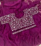 TRENDING ORGANZA PLAIN RUFFLE WORK LEHENGA SAREE WITH STITCHED BLOUSE PARTY WEAR WHOLESALE PRICE ETHNIC GARMENT (31)