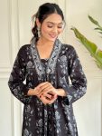 TRENDING PURE COTTON PRINTED TOP BOTTOM WITH DUPATTA PARTY WEAR WHOLESALE PRICE ETHNIC GARMENT (7)