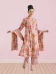 TRENDING RAYON PRINTEDLACE WORK TOP BOTTOM WITH DUPATTA PARTY WEAR WHOLESALE PRICE ETHNIC GARMENT (3)