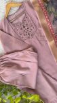 TRENDING ROMAN SILK HAND WORK TOP BOTTOM WITH PRINTED DUPATTA PARTY WEAR WHOLESALE PRICE ETHNIC GARMENT (6)