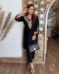 TRENDING VELVET EMBROIDERY WORK TOP WITH PALAZZO PARTY WEAR WHOLESALE PRICE ETHNIC GARMENT (3)