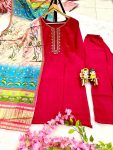 TRENDING ZARI AND THREAD WITH SEQUENCE WORK TOP BOTTOM WITH DUPATTA FESTIVE WEAR WHOLESALE PRICE ETHNIC GARMENT (6)