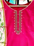 TRENDING ZARI AND THREAD WITH SEQUENCE WORK TOP BOTTOM WITH DUPATTA FESTIVE WEAR WHOLESALE PRICE ETHNIC GARMENT (6)